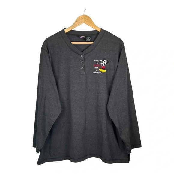 Disney Mickey Unlimited Vintage Pullover Sweatshirt‎ Women Plus Size 26/28 - Picture 1 of 8